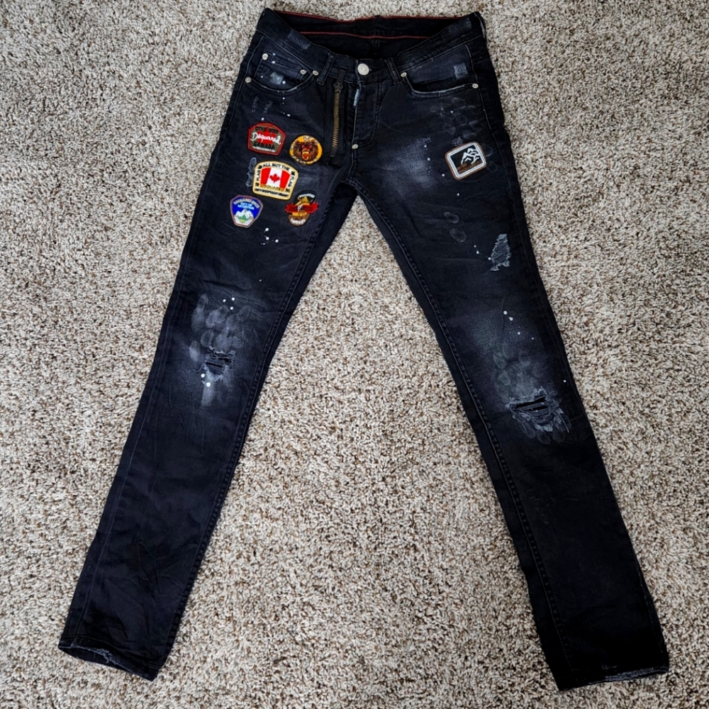 DSQUARED2 Black Jeans Men's - Size 40